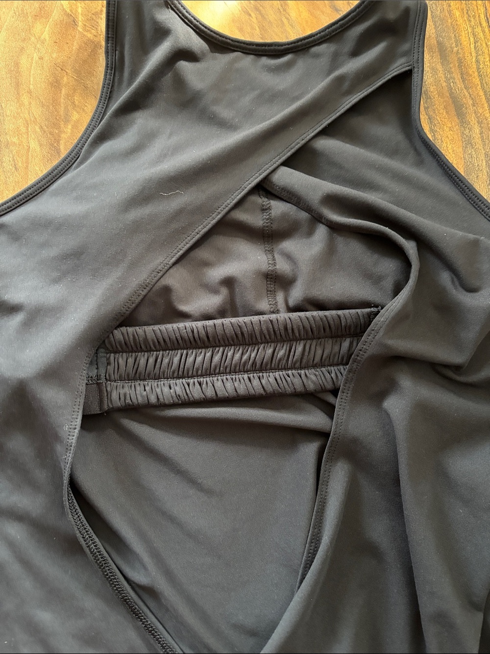Basic Black Racerback Tank Top - Picture 3 of 6